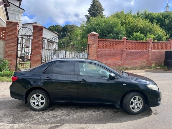 2008 Toyota Corolla AMT X (E140, E150), чёрный, 595000 рублей - вид 3