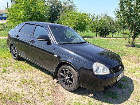 2009 Lada (ВАЗ) Priora I, чёрный, 370000 рублей, вид 2