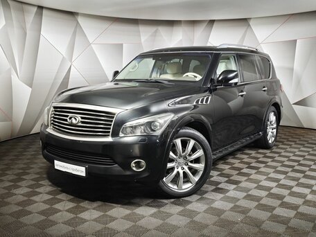 2012 Infiniti QX56 II, чёрный, 1379000 рублей, вид 1