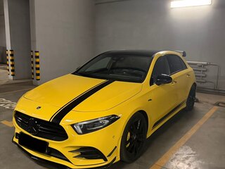 2021 Mercedes-Benz A-Класс AMG 35 AMG II (W177), жёлтый, 3700000 рублей, вид 1