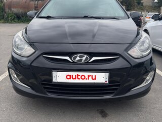 2011 Hyundai Solaris I, чёрный, 750000 рублей, вид 2