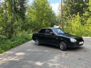 2008 Lada (ВАЗ) Priora I, чёрный, 95000 рублей, вид 5