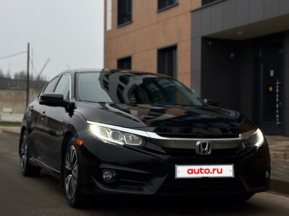 2015 Honda Civic X, чёрный, 950000 рублей - вид 1