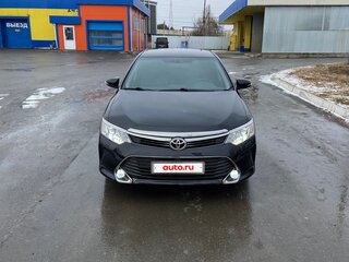 2015 Toyota Camry VII (XV50) Рестайлинг, чёрный, 2050000 рублей, вид 2