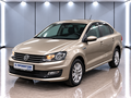 2019 Volkswagen Polo V Рестайлинг, бежевый, 1300000 рублей