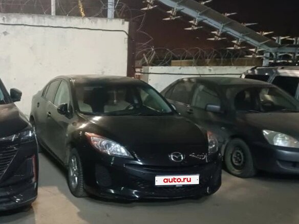 2012 Mazda 3 II (BL) Рестайлинг, чёрный, 1000000 рублей