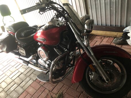2008 Yamaha XVS1100, красный, 580000 рублей, вид 2