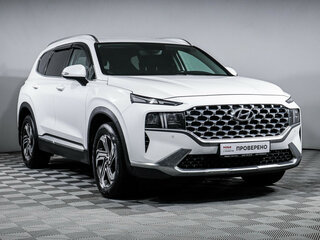 2021 Hyundai Santa Fe IV Рестайлинг, белый, 3700000 рублей, вид 3
