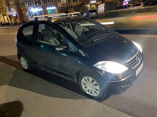 2007 Mercedes-Benz A-Класс 170 II (W169), чёрный, 500000 рублей, вид 3