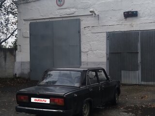 1992 Lada (ВАЗ) 2107, чёрный, 44000 рублей, вид 1