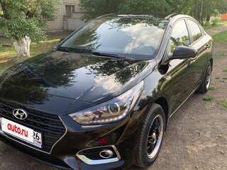 2017 Hyundai Solaris II, чёрный, 1300000 рублей, вид 1
