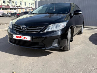 2010 Toyota Corolla X (E140, E150) Рестайлинг, чёрный, 800000 рублей, вид 3