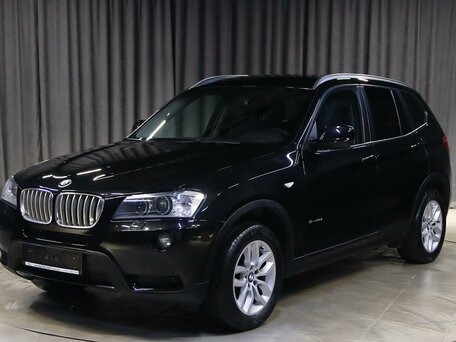 2013 BMW X3 28i xDrive II (F25), чёрный, 1449000 рублей, вид 1