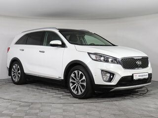 2016 Kia Sorento III Prime, белый, 1742400 рублей, вид 3
