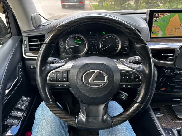 2018 Lexus LX 570 III Рестайлинг 2, чёрный, 9800000 рублей - вид 39