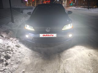 2017 Volkswagen Jetta VI Рестайлинг, синий, 1100000 рублей, вид 1