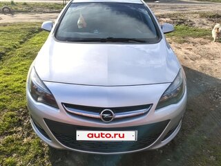 2014 Opel Astra J Рестайлинг, серебристый, 630000 рублей, вид 3