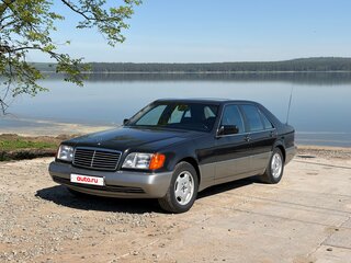 1992 Mercedes-Benz S-Класс 500 III (W140), серый, 1450000 рублей, вид 1
