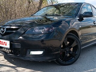2007 Mazda 3 I (BK) Рестайлинг, чёрный, 545000 рублей, вид 1