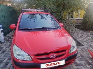 2006 Hyundai Getz I Рестайлинг, красный, 610000 рублей, вид 1