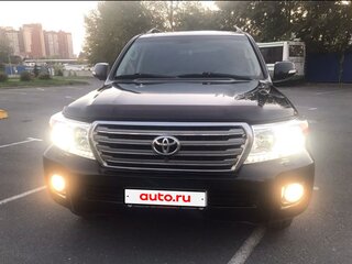 2014 Toyota Land Cruiser 200 Series Рестайлинг 1, чёрный, 3700000 рублей, вид 2