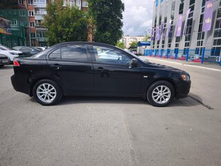 2012 Mitsubishi Lancer X Рестайлинг, чёрный, 770000 рублей, вид 4