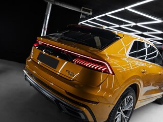 2020 Audi Q8 50 TDI I (4M), оранжевый, 8600000 рублей, вид 3
