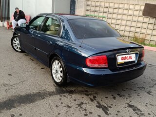 2007 Hyundai Sonata ТагАЗ IV (EF) Рестайлинг, синий, 750000 рублей, вид 5