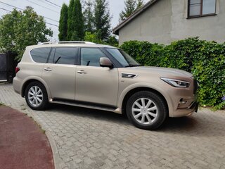 2019 Infiniti QX80 I Рестайлинг 2, бежевый, 3470000 рублей, вид 2