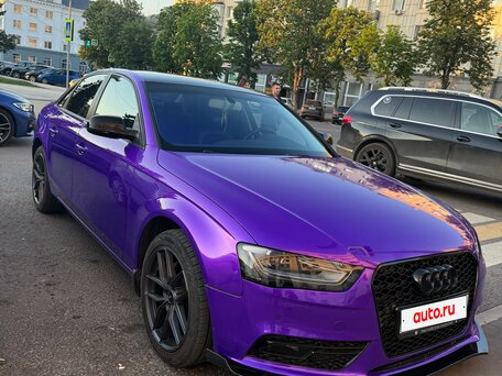 2013 Audi A4 IV (B8) Рестайлинг, фиолетовый, 1850000 рублей, вид 4