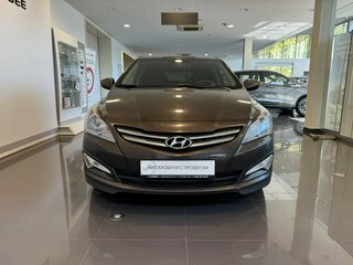 2016 Hyundai Solaris I Рестайлинг, коричневый, 849000 рублей, вид 5