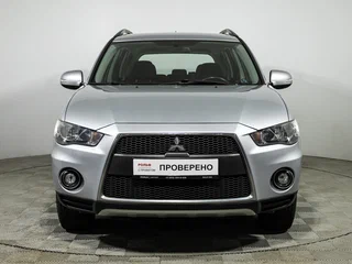 2011 Mitsubishi Outlander II Рестайлинг, серебристый, 849585 рублей, вид 2