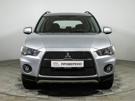 2011 Mitsubishi Outlander II Рестайлинг, серебристый, 819585 рублей, вид 2