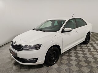 2019 Skoda Rapid I Рестайлинг, белый, 1235000 рублей, вид 1