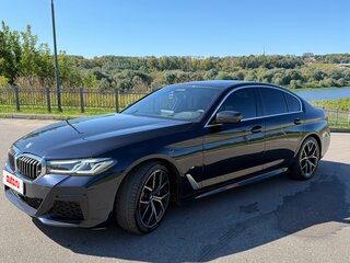 2020 BMW 5 серии 530i VII (G30/G31/G38) Рестайлинг, синий, 4390000 рублей, вид 4