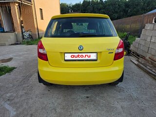 2012 Skoda Fabia II Рестайлинг, жёлтый, 650000 рублей, вид 5