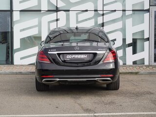 2019 Mercedes-Benz S-Класс 450 Long VI (W222, C217) Рестайлинг, чёрный, 6200000 рублей, вид 4