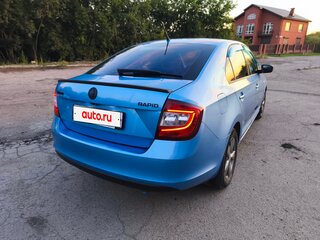 2014 Skoda Rapid I, синий, 750000 рублей, вид 3