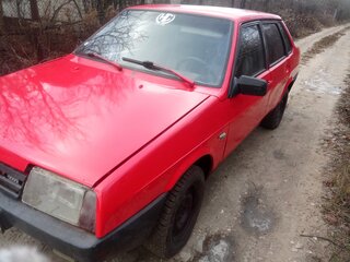 1994 Lada (ВАЗ) 21099, красный, 70000 рублей, вид 2