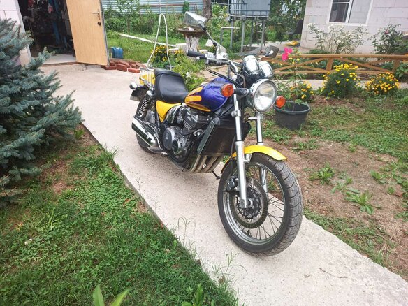 1993 Kawasaki ZL400 Eliminator, жёлтый, 220000 рублей - вид 2