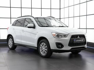 2013 Mitsubishi ASX I Рестайлинг, белый, 1385000 рублей, вид 3