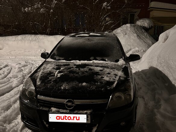 2007 Opel Astra H, чёрный - вид 20