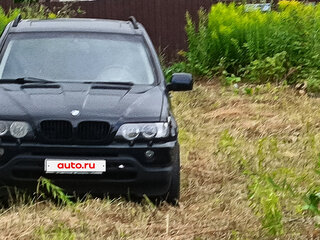 2002 BMW X5 3.0i I (E53), чёрный, 895000 рублей, вид 1