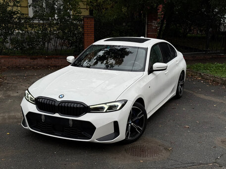 2022 BMW 3 серии 320d VII (G2x) Рестайлинг, белый, 4400000 рублей, вид 3