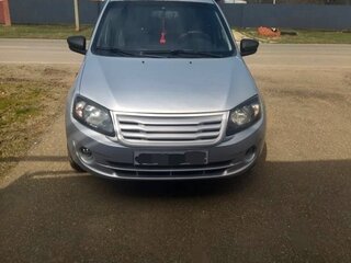 2015 Lada (ВАЗ) Granta I, серебристый, 460000 рублей, вид 1