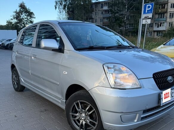 2007 Kia Picanto I, серебристый, 370000 рублей - вид 5