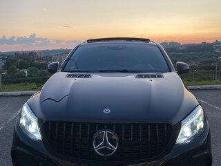 2018 Mercedes-Benz GLE Coupe 350 d I (C292), чёрный, 5000000 рублей, вид 2