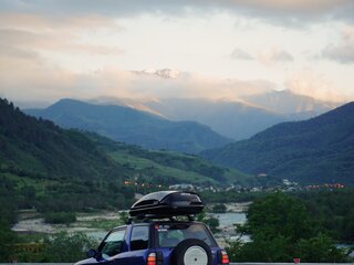 1999 Toyota RAV4 I (XA10), синий, 850000 рублей, вид 4