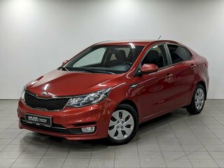 2017 Kia Rio III Рестайлинг, красный, 1090000 рублей, вид 1