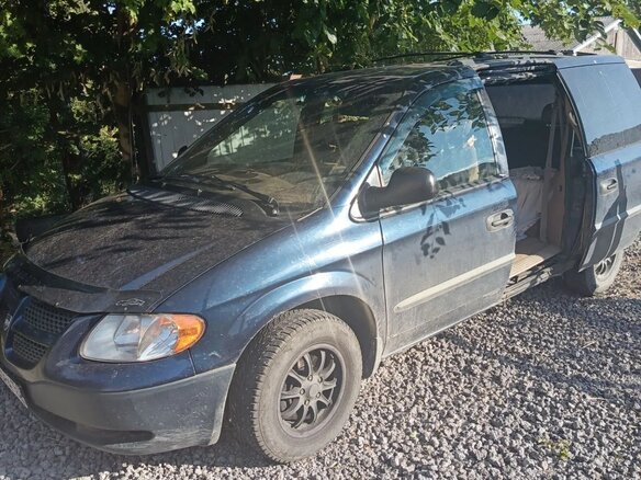 2001 Dodge Caravan 3-speed IV, синий, 320000 рублей - вид 1
